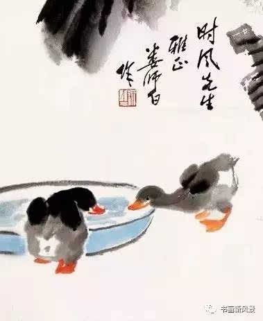 【国画】娄师白画的小鸭子,越看越可爱!