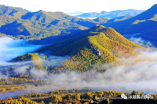 上甘岭溪水国家森林公园的夏天