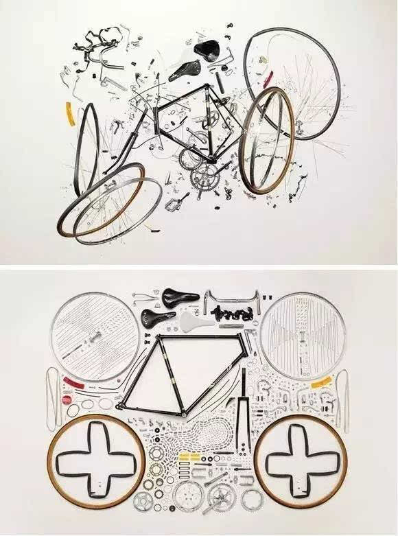 你骑的共享单车,可能都是艺术家笔下的灵感来源|绘画