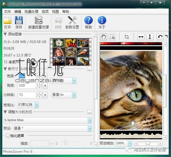 图片无损放大工具photozoom7.0中文破解版!