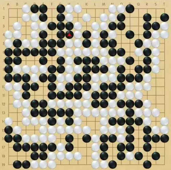 柯洁 vs 阿尔法狗 第一局的棋谱