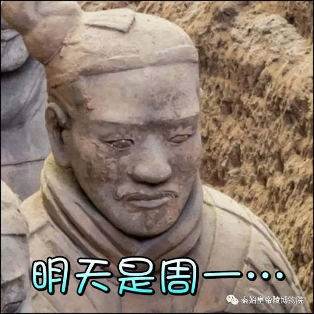 又一波兵马俑表情包来袭!这眼神里全是戏!-搞笑频道