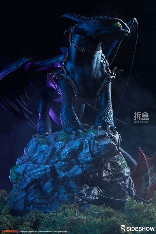 sideshow《驯龙高手》无牙仔toothless 雕像