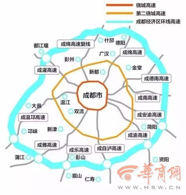 西安外环高速年内或开建 2020年大西安将有新环线(组图)