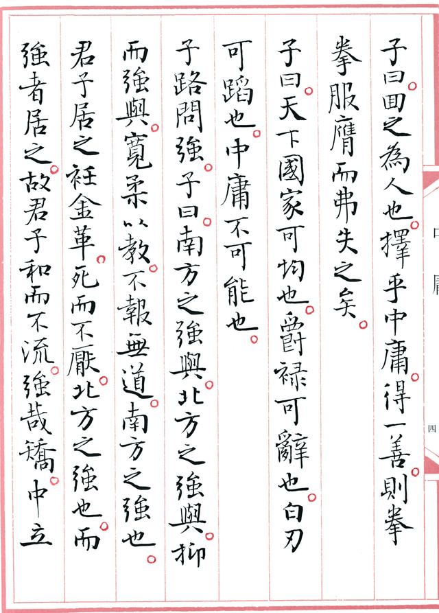 书协副主席孙晓云楷书《中庸:名副其实,有力度