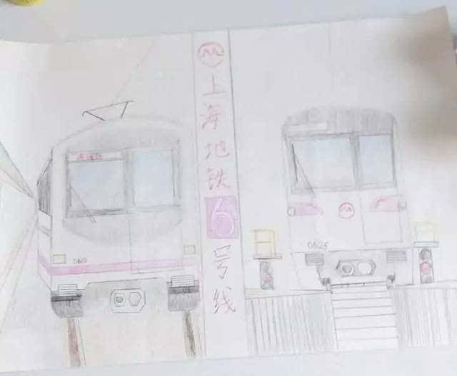 绘画出"我眼中的上海地铁"吧~ 参与方式: 发送您孩子的图画作品(形式