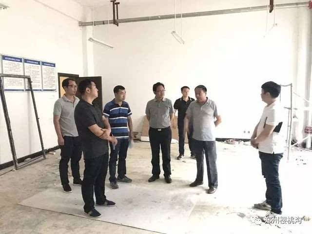 【景区动态】二七区综治办主任周明勋到樱桃沟管委会检查指导三级技防