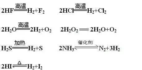 【吐血整理】高中化学常考化学反应方程式(六)氢化物