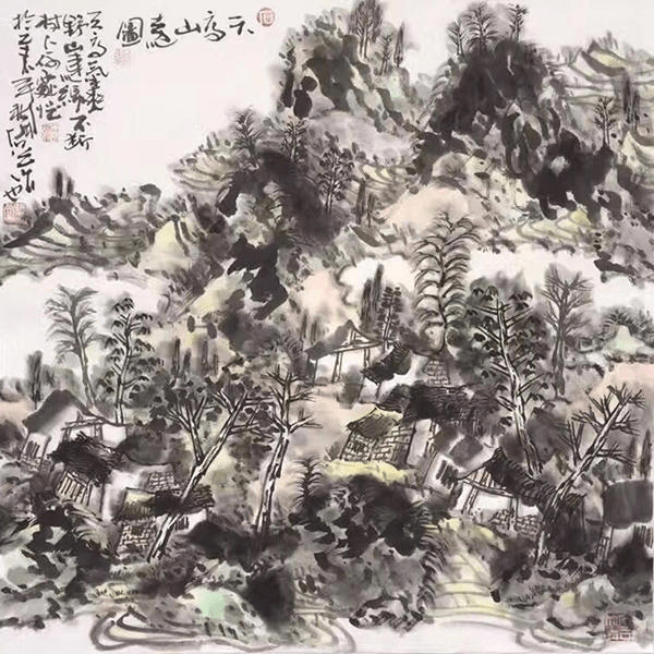 山水画家石谷—湘土情深,大家风范