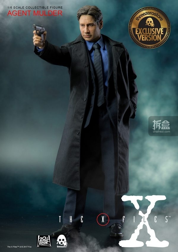 threezero《x档案》穆德探员 the x files – agent mulder 1/6 可动