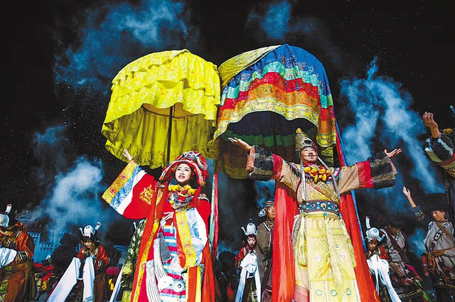 《文成公主》藏文化大型史诗剧演出开启大幕(组图)