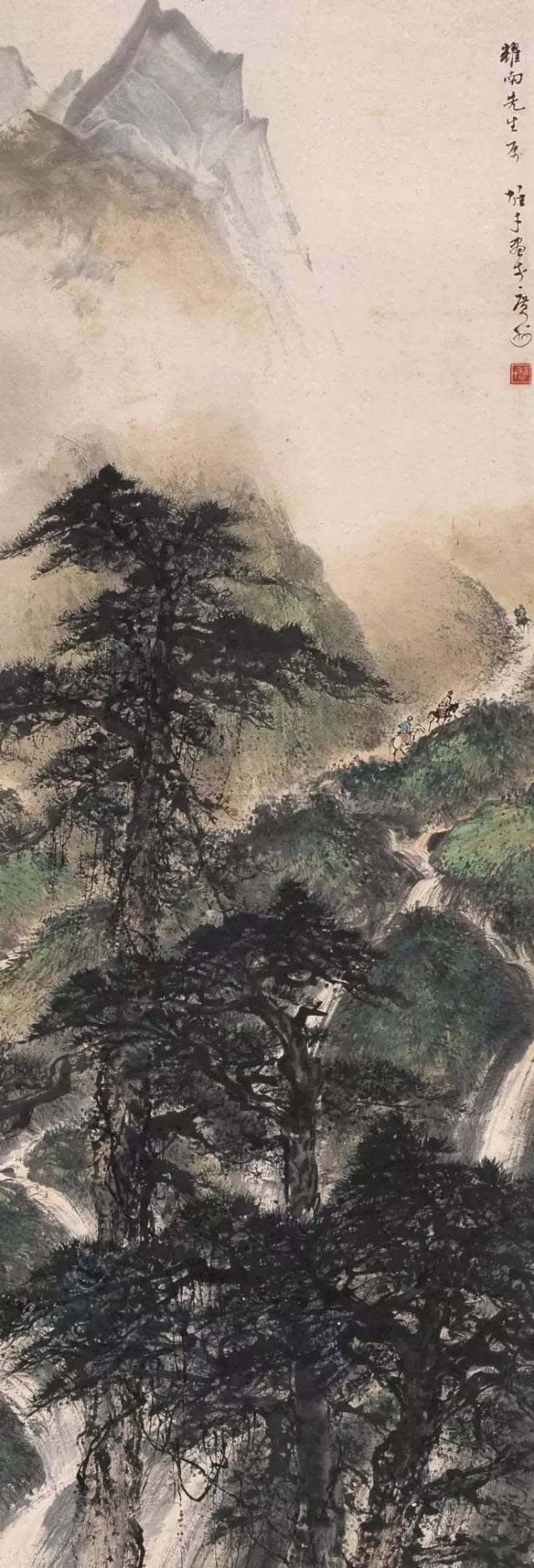 [经典欣赏]"岭南画派"黎雄才的山水画:雄健妩媚,幽深恢弘!(高清图片)