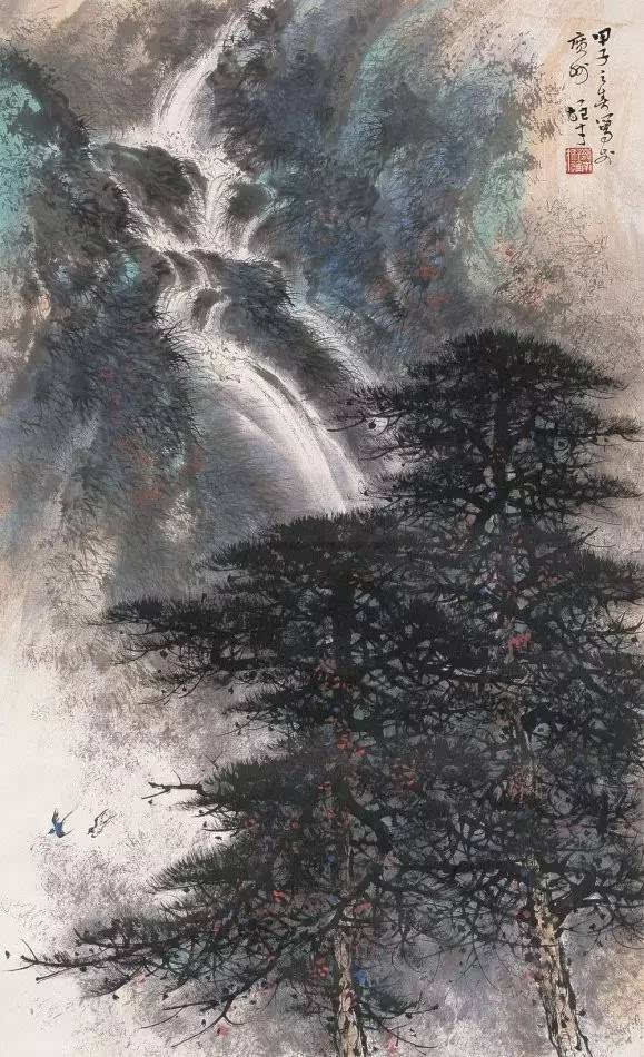 [经典欣赏]"岭南画派"黎雄才的山水画:雄健妩媚,幽深恢弘!(高清图片)