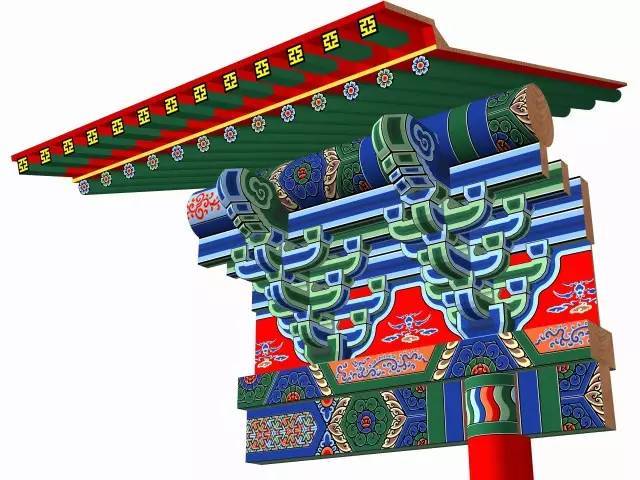 华锦鲜丽:中国古代建筑斗栱彩画