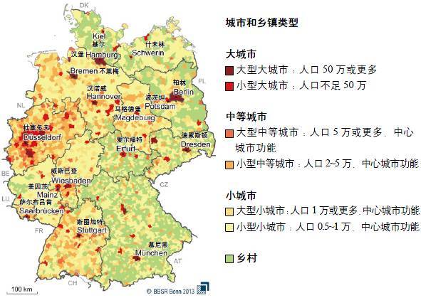 德国中小城镇在国土开发中扮演的重要角色