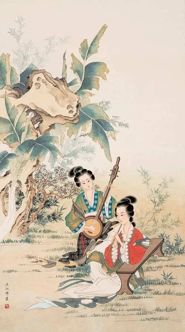 视频|王叔晖 教您画工笔仕女(另附100幅作品图!