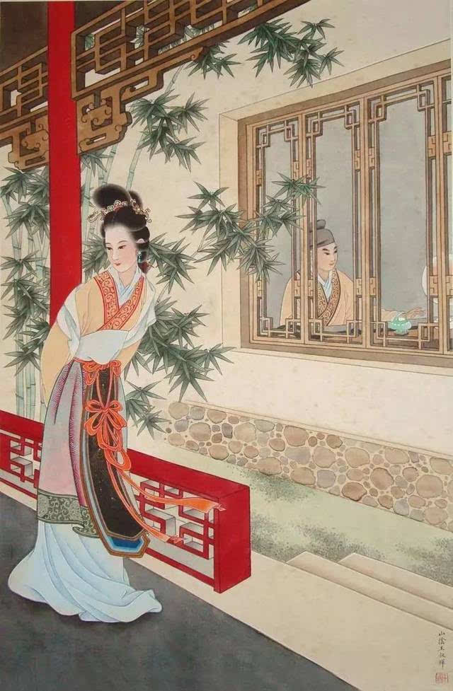 王叔晖100幅工笔画作欣赏| 先上16幅《西厢记》连环画作品 —end