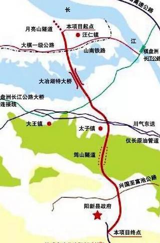 黄阳一级公路路线图(资料图片) 黄阳一级公路通车后 去这些景点游玩更