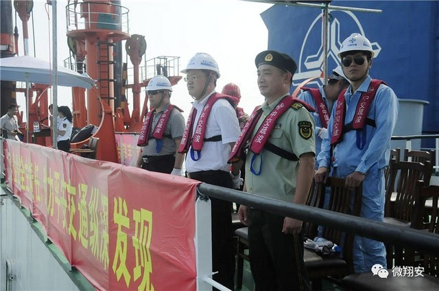 帅气~福建海警三支队三大队 海上应急演练!