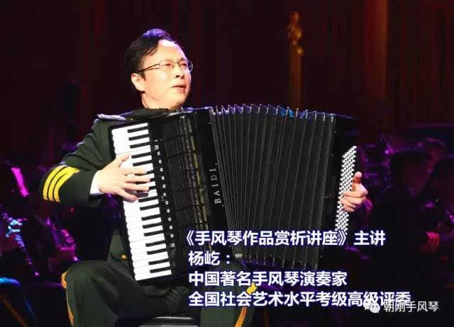 杨屹,中国著名手风琴演奏家,中央音乐学院手风琴全国考级高级评审委员