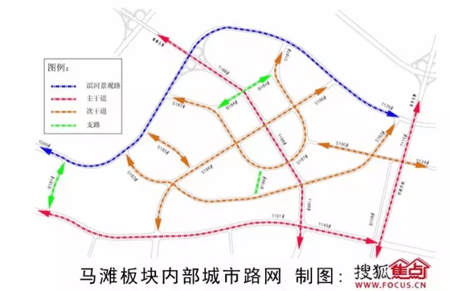 从马滩的区域规划图中也能看出,公园绿地,学校等其他配套也在规划当中