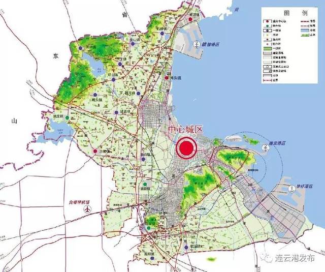 市域城镇体系 规划区镇村布局规划图 用地规模:2030年规划建设用地