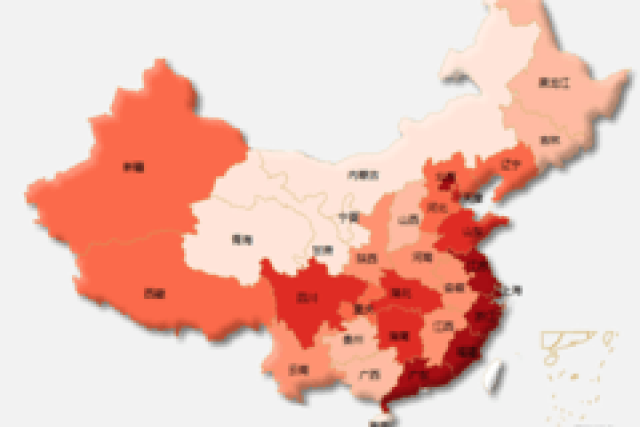 投资人眼中的中国地图——中国只有5.5个省市区图片