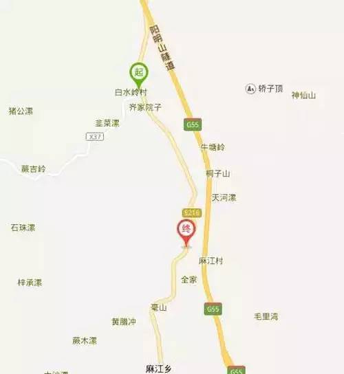 s216线(永连公路)麻江路段实行交通管制