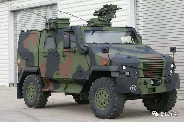 通用动力欧洲地面系统莫瓦格公司(mowag)的"鹰-v"4×4装甲车作为陆军