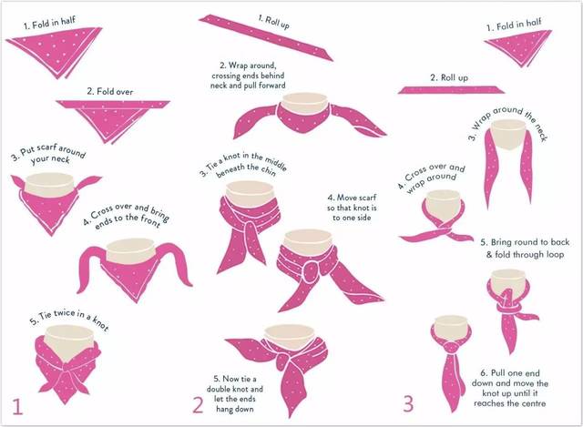 明星们都在用的潮流方巾系法,你确定不学一下?