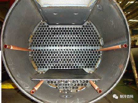 充分利用了所有高效传热管的换热面积,并根据降膜式蒸发器的结构和