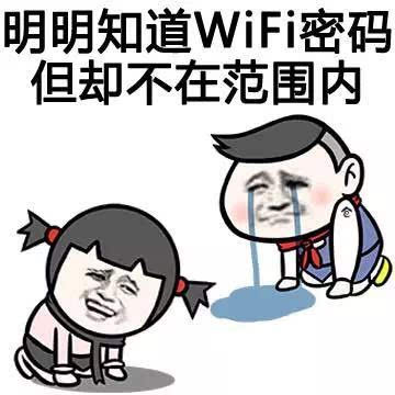 明明知道wifi密码,但却不在范围内,哈哈哈,搞笑的是我还不知道密码