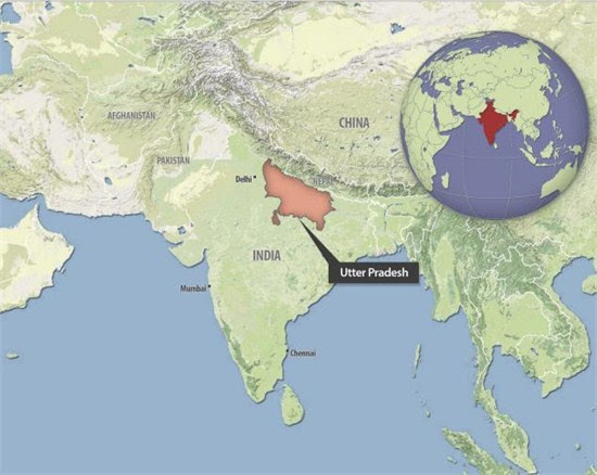 地理答啦:世界上人口最多一级行政区,印度北方邦