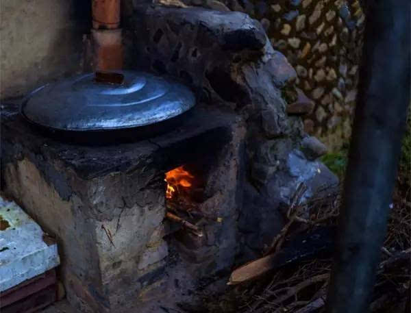 怀念,村里的土灶饭