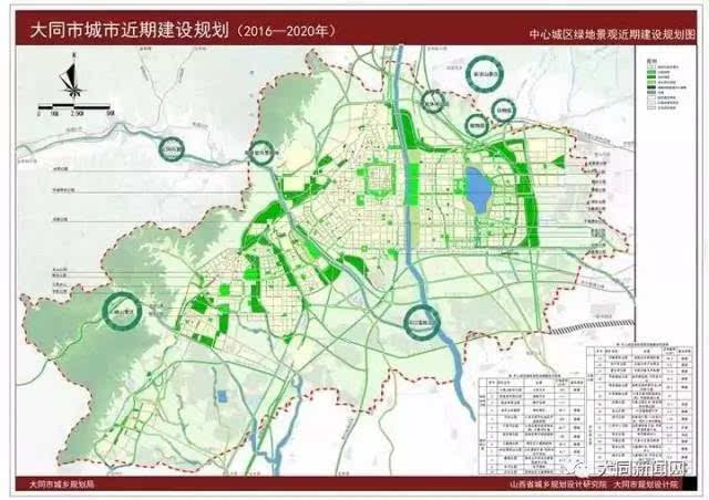 【大同城建】大同2016-2020城建规划草案公示 大同将要大不同!