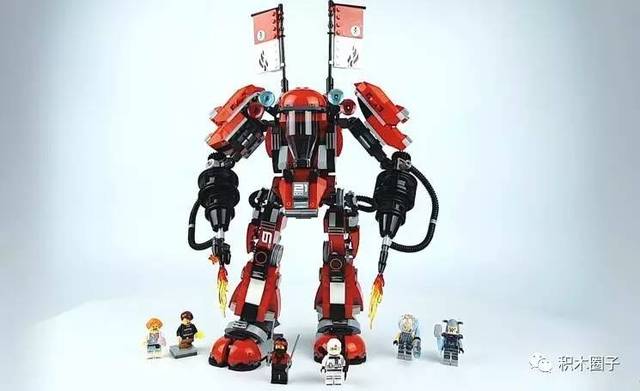 lego 70615 爆炎机甲 继续忍者大电影评测!