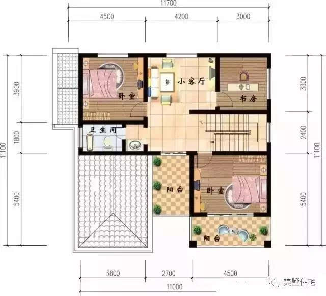 11x11米农村自建房,挑空客厅凸显出高大上