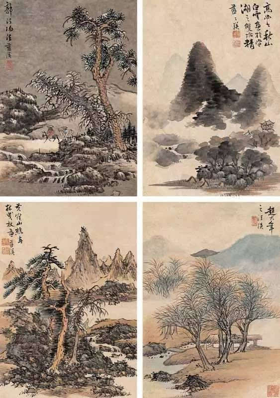 明末清初著名画家|蓝瑛最全作品欣赏