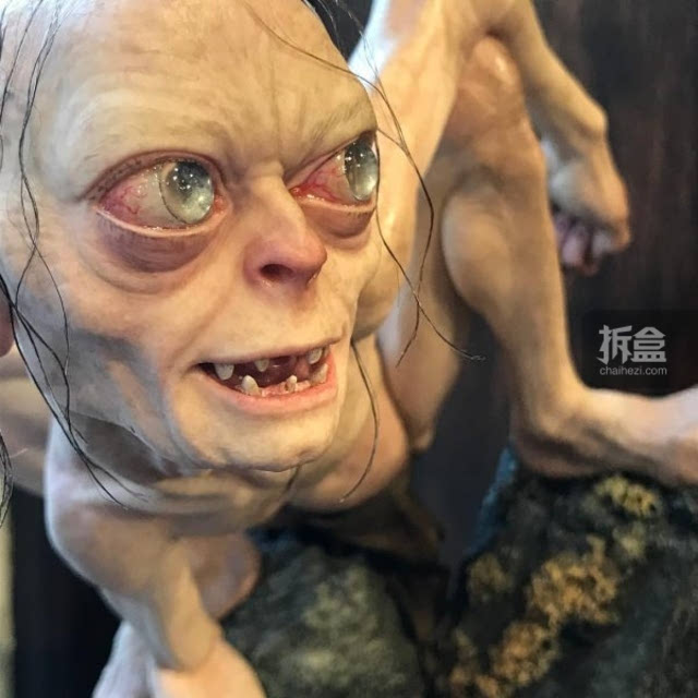 weta《指环王》咕噜(gollum)1:3雕像在sdcc2017曝光