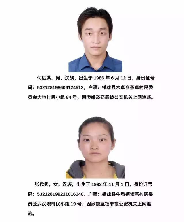 快看看你身边有没有通缉犯 云南警方悬赏65人 抓获一名奖1000元