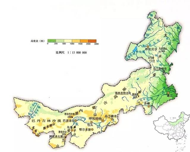 内蒙古草原也是绵延8000多公里的欧亚草原区的一部分.