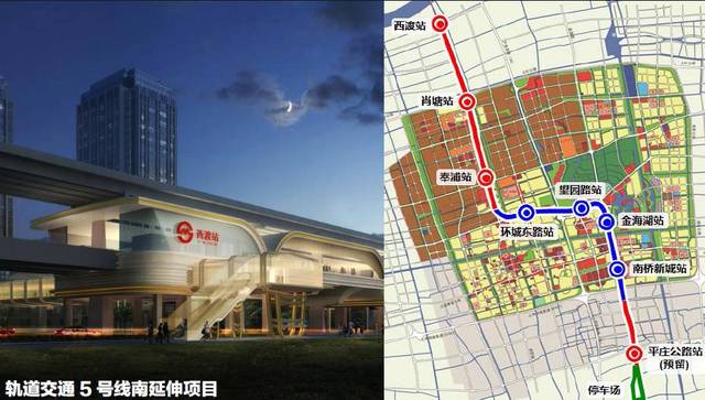 金海公路北接虹梅南路越江隧道至中环线,南至奉贤海湾大学城,全长约14