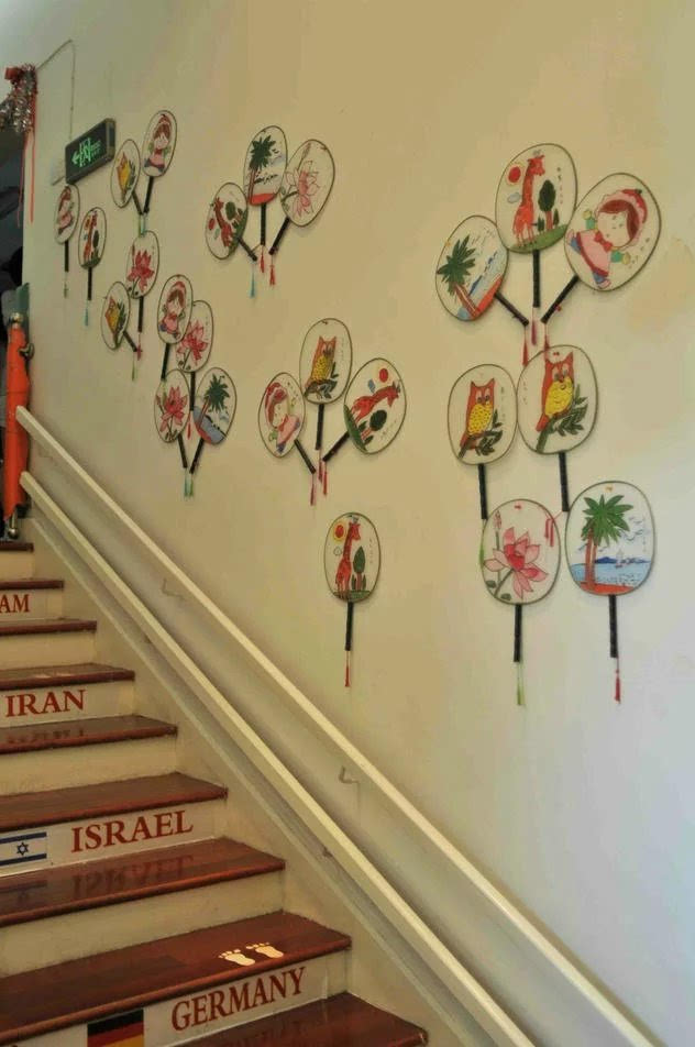幼儿园楼梯,走廊环境创设,实在是太美了!
