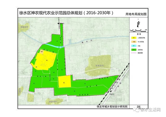规划范围处于保定市徐水区漕河镇东北部,紧邻京广铁路西侧.