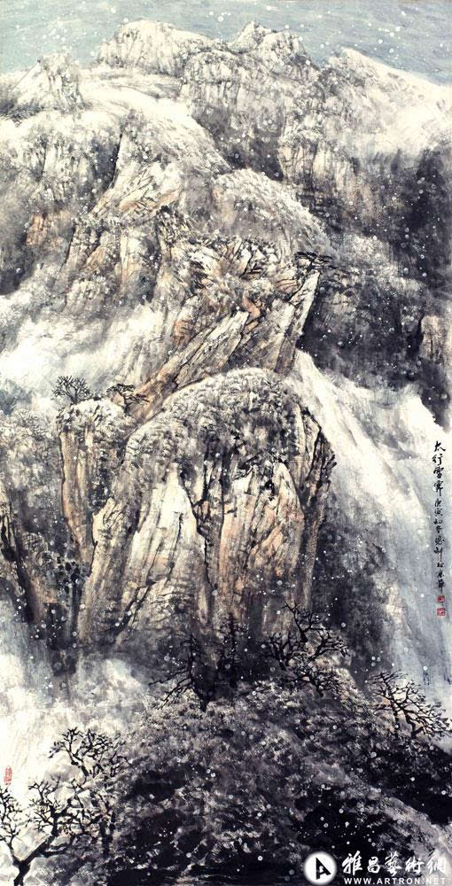 新北派山水—著名画家师恩钊作品赏析