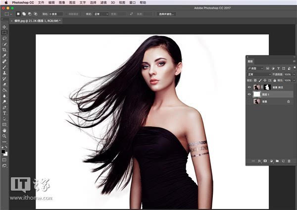 it之家学院:教你使用photoshop简单抠头发