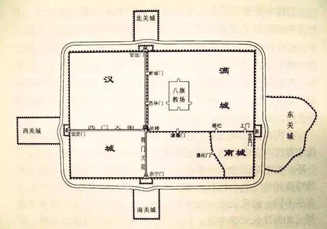 历史| 一座隐藏在西安闹市中的 城中之城!