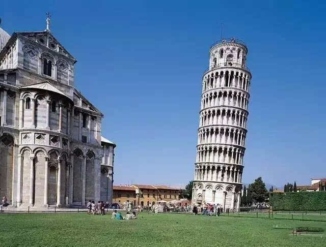 意大利 比萨斜塔 世界著名建筑奇观,意大利的标志之一.