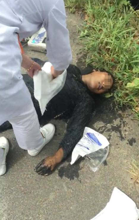 溧阳清安发生命案,一女子被砍伤,作案男子已服毒身亡◇溧阳一女子骑车