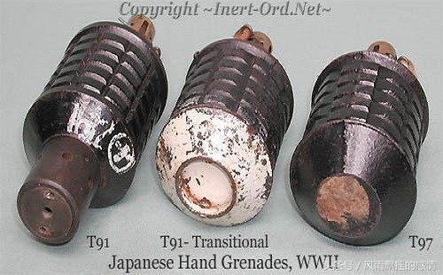 二战六大参战国手榴弹,形状各异,各有特点!最后一款还要往头盔上撞